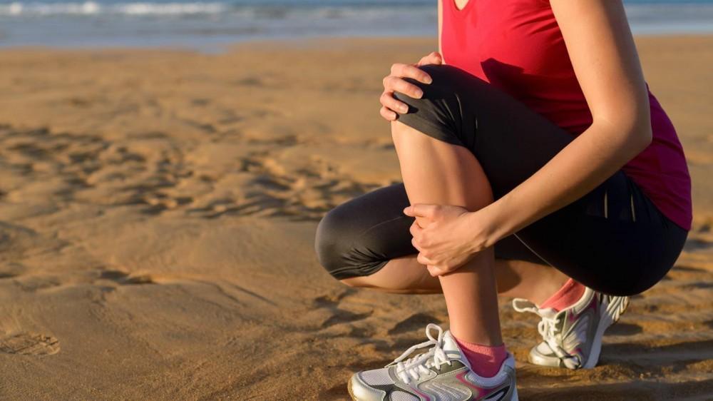 Leg with shin splint pain