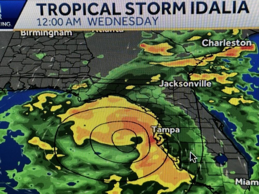 Hurricane Idalia predicted landfall on 8/30/23. 